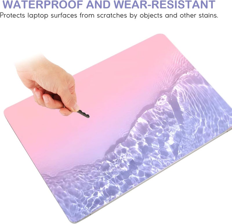 DINKY Laptop Skin Sticker Decal, 12" 13" 13.3" 14" 15" 15.4" 15.6 inch Laptop Universal Reusable Vinyl Skin Stickers Cover Art Decal Notebook PC Personalized Protector-Sea of Haze - Image 4
